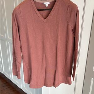 J. Jill Soft Pink Knit tunic sweater